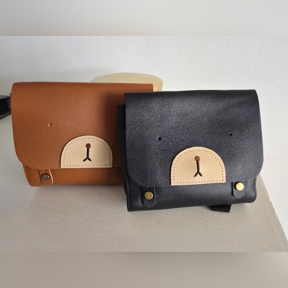 Black Or Brown Crossbody Mini Bag - Toddlers - Picture 3 of 13